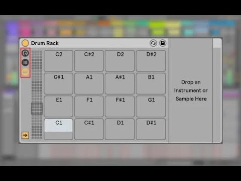 ABLETON DRUM RACK: DRUM SELECTOR