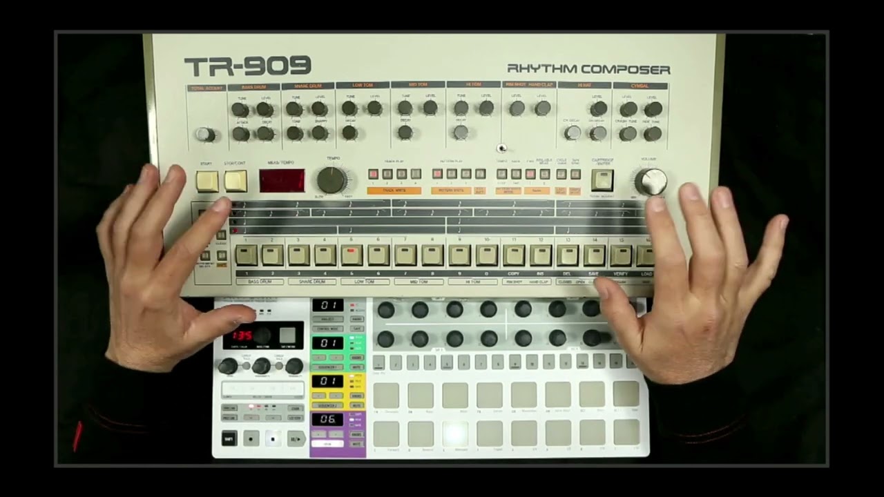Roland tr 909 Arturia Beatstep Pro