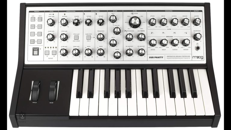 Moog Sub Phatty Problemas con el filtro Teclas amarillas Goma pegajosa