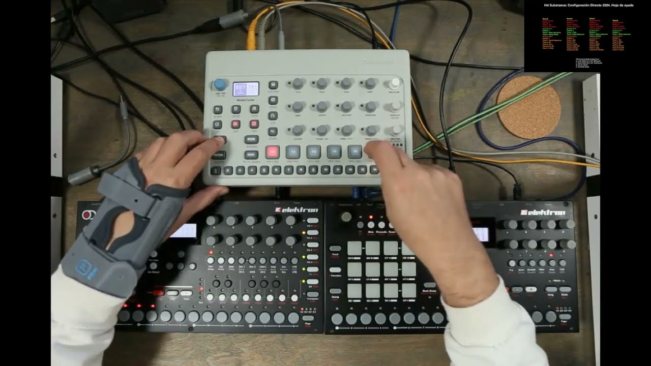 Configuración Directo 2024. Elektron Cycles, Rytm, Analog Four. Parte 2