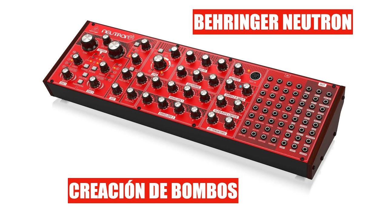 TUTORIAL_Behringer Neutron: Creación de bombos
