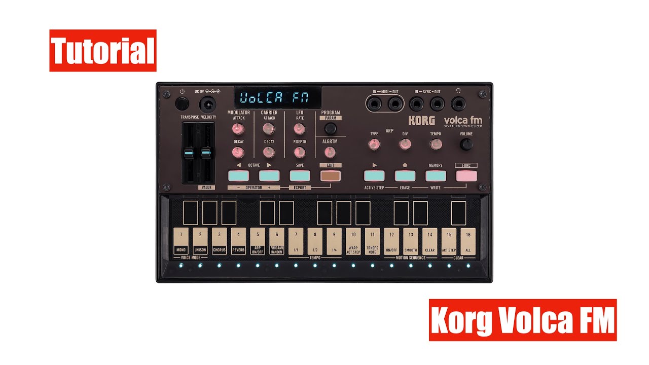 TUTORIAL_Korg Volca FM