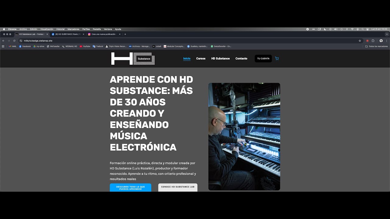 Presentación Web Hd Substance Lab