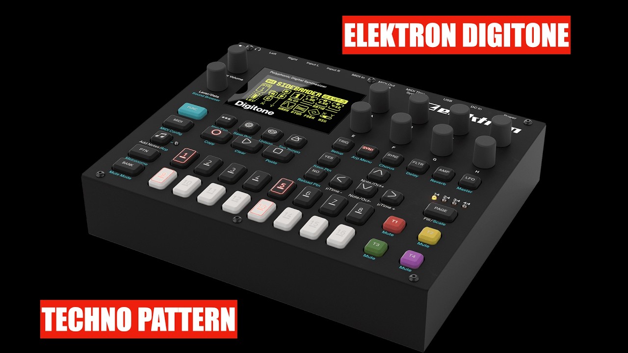 ELEKTRON DIGITONE: PATTERN DE TECNO