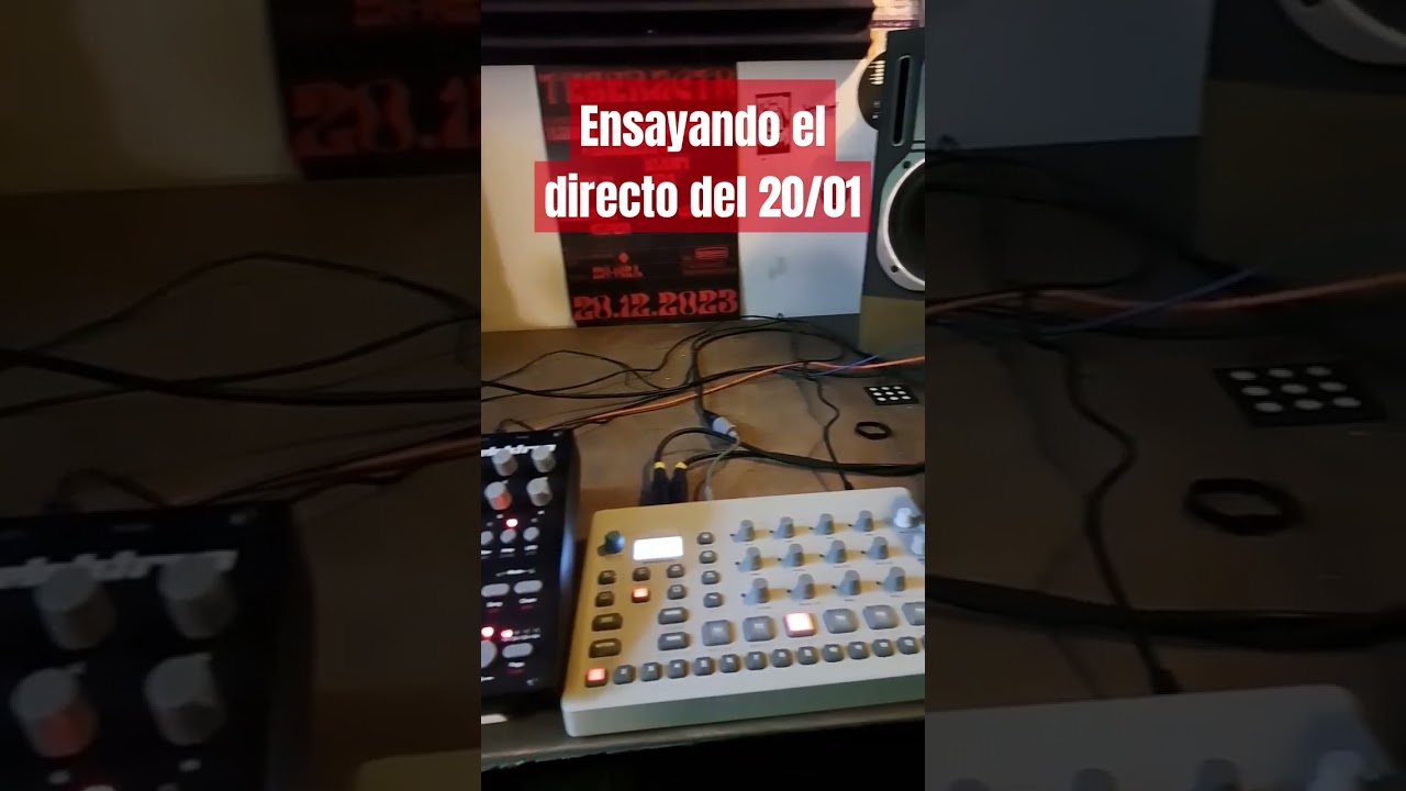 Ensayando el directo del 20/01