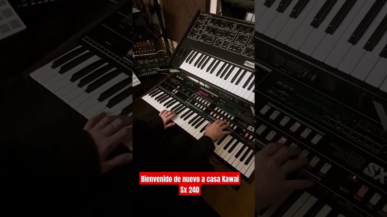 Kawai Sx 240 devuelto a la vida por @moogchild-synthdrome