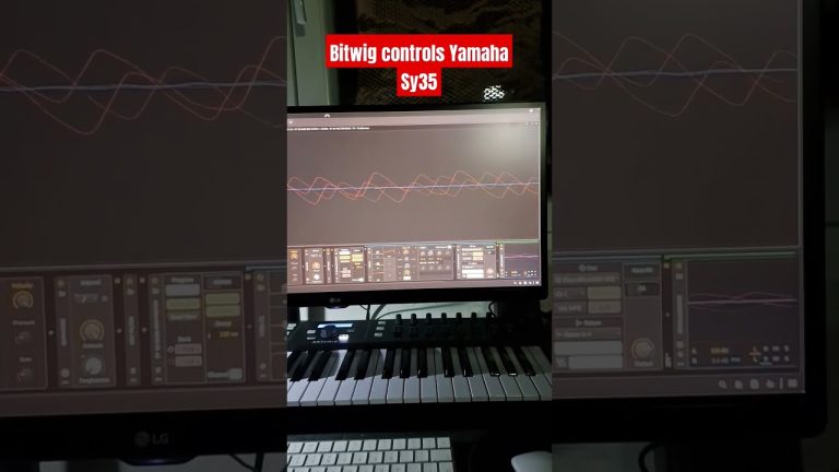 @bitwig enviando CC  al @YamahaSynthsOfficial Sy35