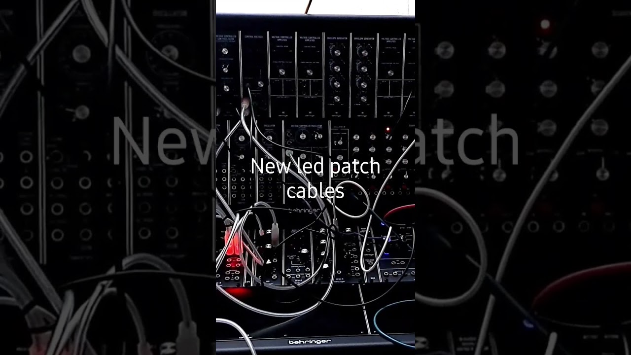 New led patch cables from @AnalogueSolutions