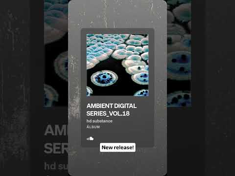Nuevo EP #ambientmusic https://hdsubstancemusic.bandcamp.com/album/ambient-digital-series-vol-18