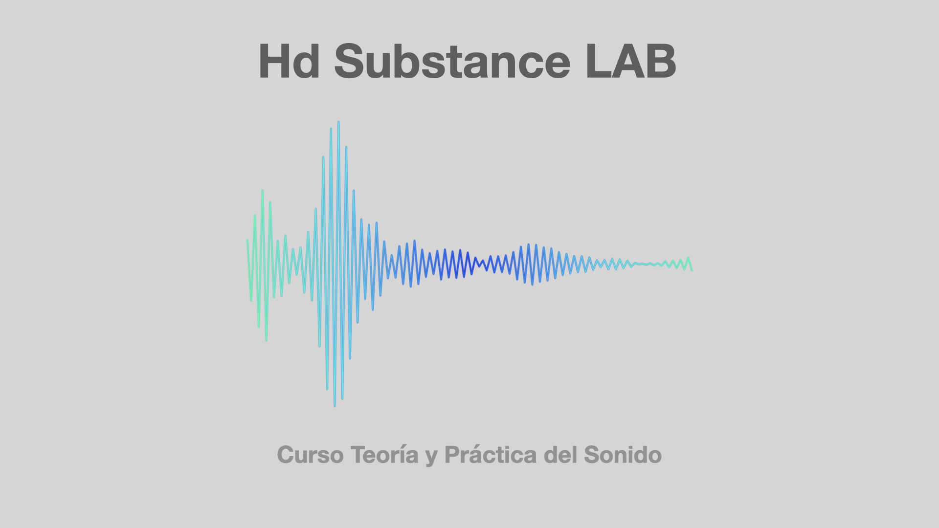 Curso de Teoría y Práctica del Sonido