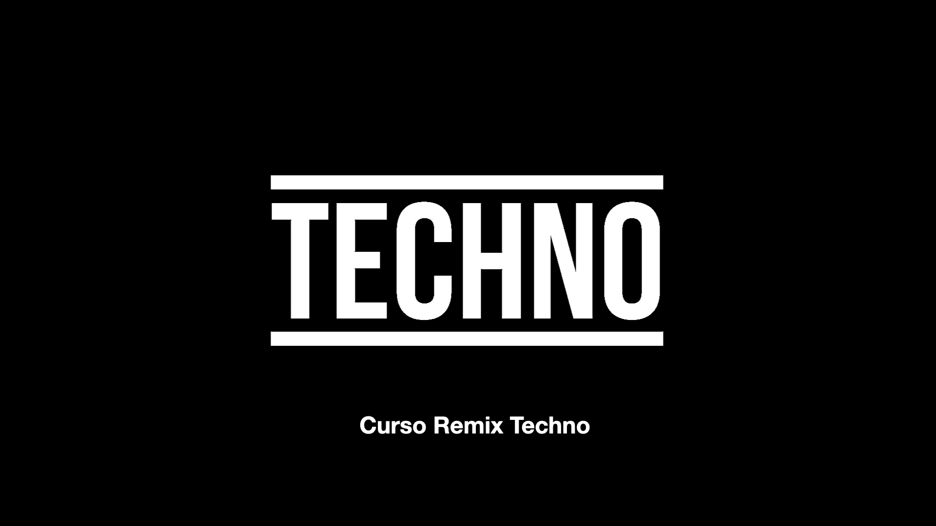 Curso Remix Techno