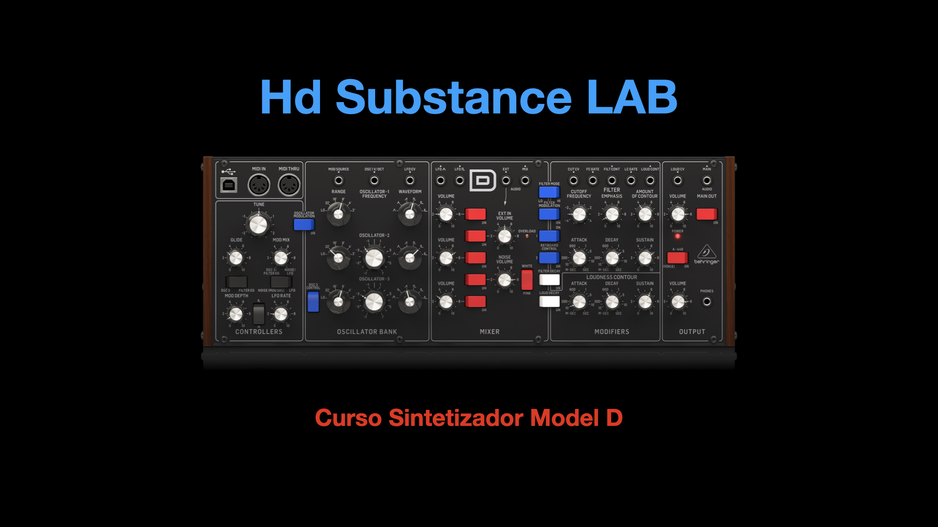 Curso sintetizador Model D